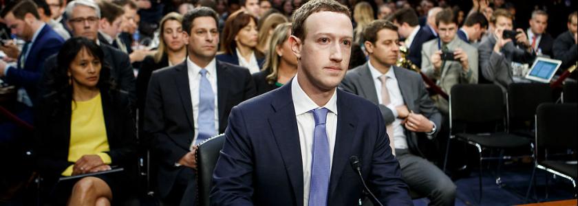 Mark Zuckerberg i retssalen