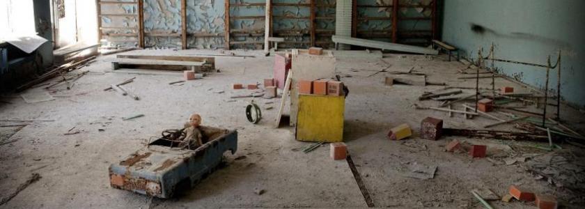 Faktalink-artikel om Tjernobyl. 25 år efter atomkatastrofen i Tjernobyl besøgte Politiken den døde zone omkring atomkraftværket. Byen Pripyat levede i 16 år, så forlod alle byen. Foto: Martin Lehmann / Ritzau Scanpix