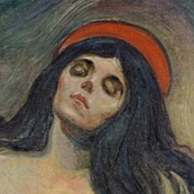    Billede: 'Madonna' (1893 - 1894), Edward Munch