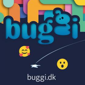 PR_banner for buggi.dk Et læsekompas for børn